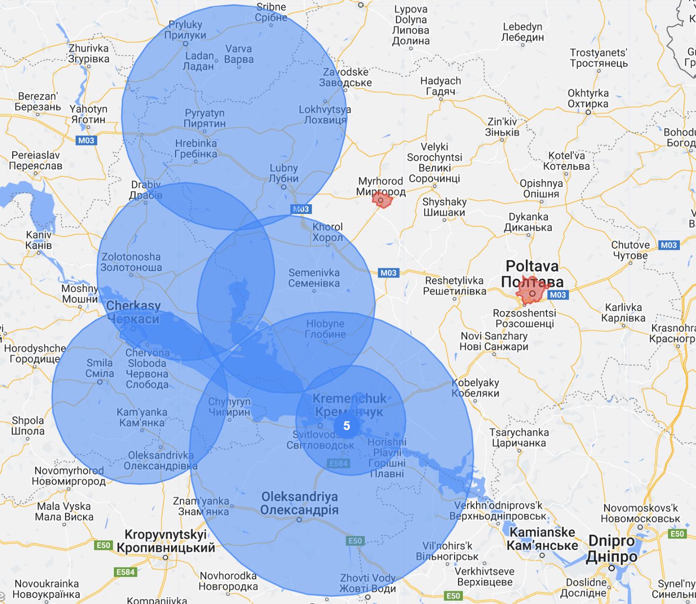 ŠKODA Geo Targeting Kremenchuk