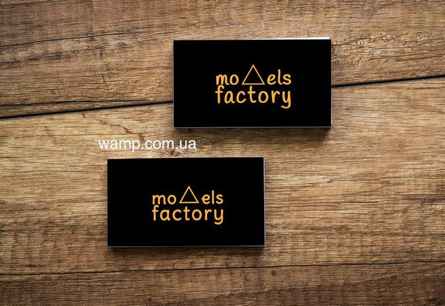 Кейс клієнта — Models Factory. Агенція WAMP займалася розробкою фірмових кольорів і логотипу.