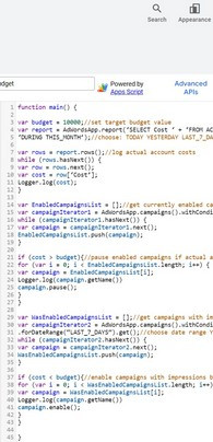 Усі знають, що з жовтня 2017 року кампанії в Google Ads можуть витрачати вдвічі більше грошей, ніж задано в їхньому денному бюджеті. Існують різні види скриптів для Adwords, але ми написали свій.