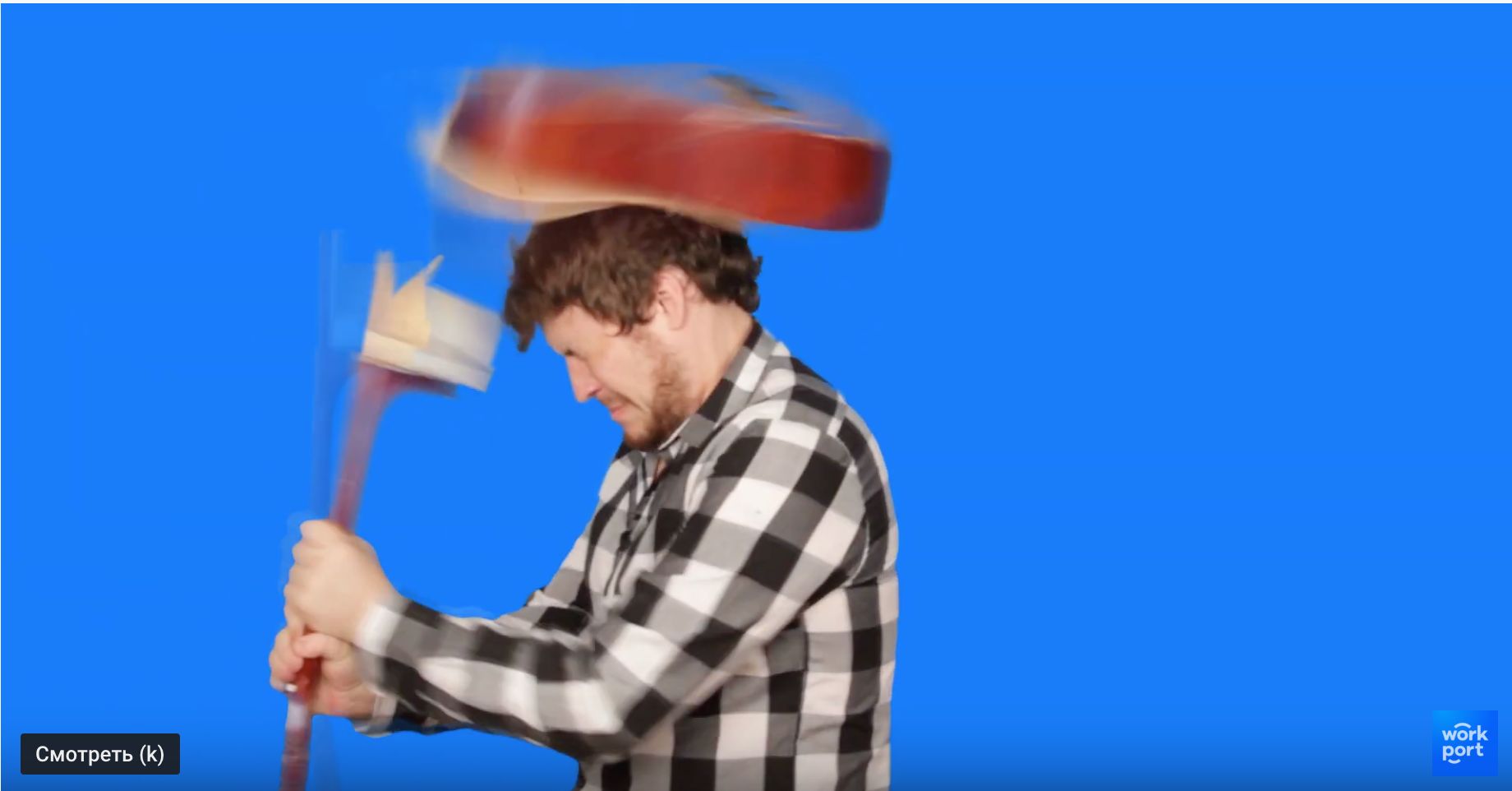Work in Poland Video ad example for UAC